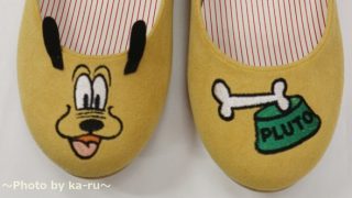 かわいい!刺繍フラットパンプス(ディズニー) ベルメゾン