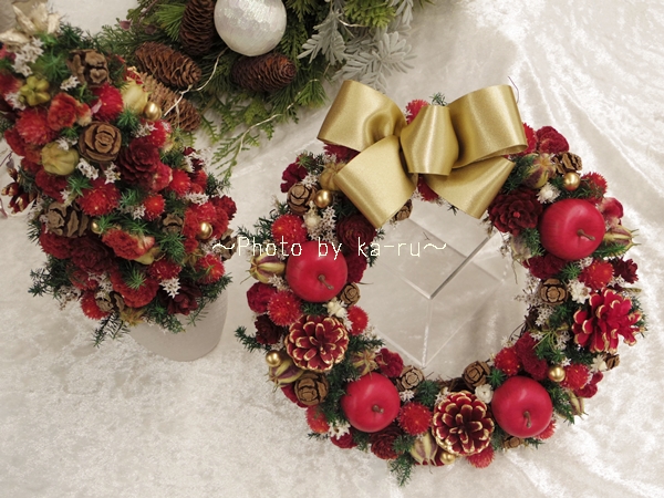 日比谷花壇「リース」と「クリスマスツリー」