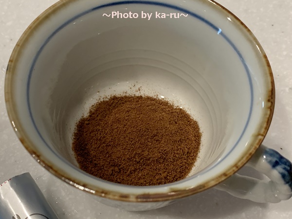 INIC coffee（イニック　コーヒー）＿作ってみた　パウダー状