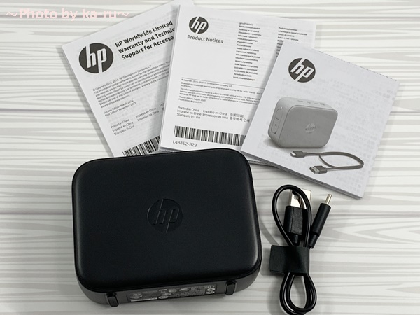 HP　Bluetooth スピーカー 350 (ブラック)　付属品