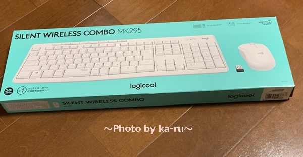 Logicool（ロジクール）MK295GPキーボードとマウス　パッケージ